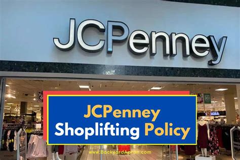 Theft between $100. . Jcpenney shoplifting policy